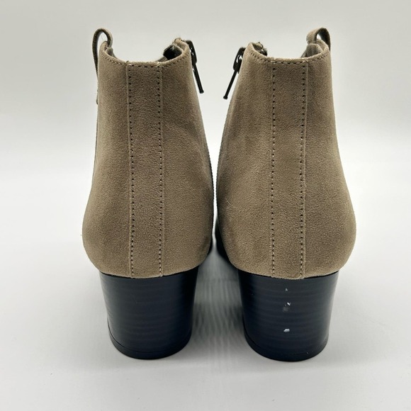 Old Navy Boots‎ Womens 7 Tan Sueded Western Ankle Boots Booties - Picture 6 of 11